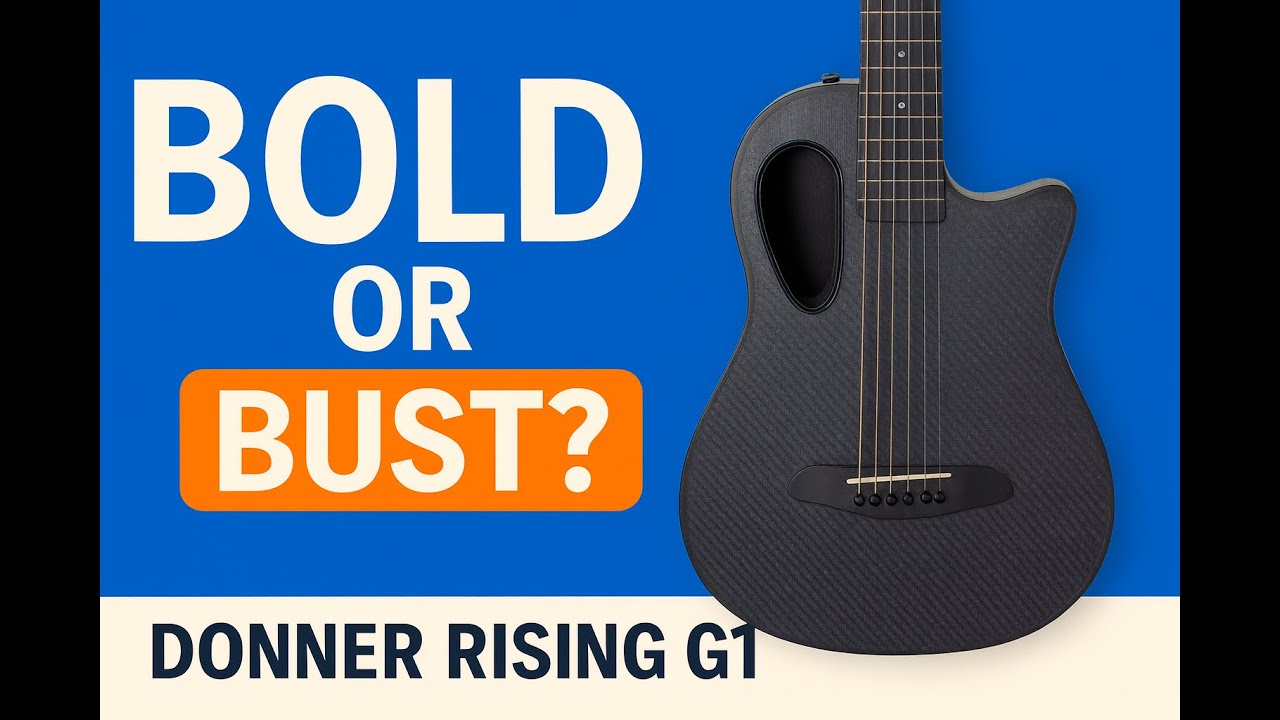 Truss Rod Adjustment on the Donner Rising G1 Acoustic Carbon Fiber Guitar | Unbox | Review | Music