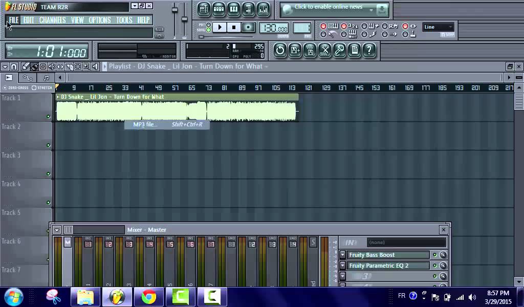 comment mettre une chanson bass boosted by FL Studio astuce