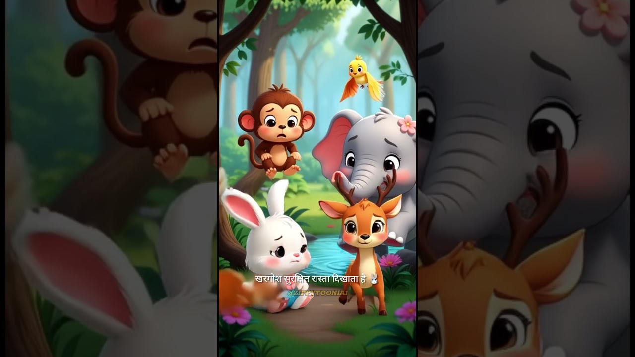 Forest Friends Save the Day | Kids Moral Story  