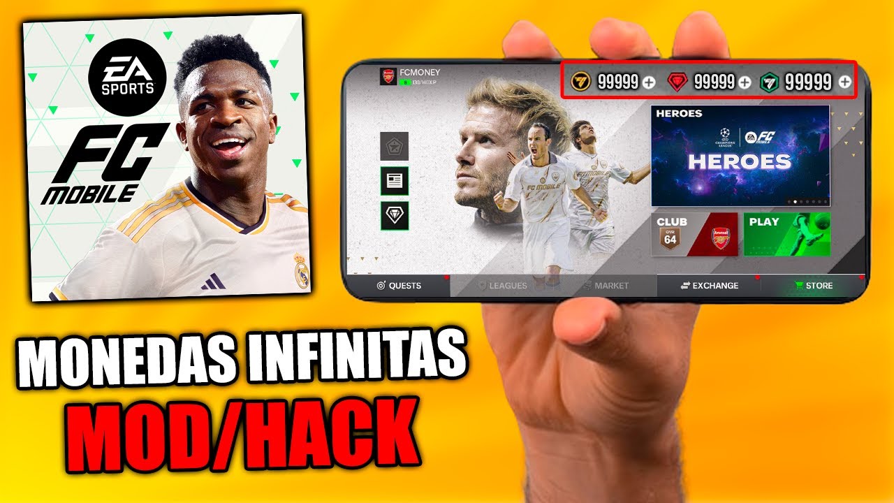 FC MOBILE HACK/MOD - MONEDAS y PUNTOS INFINITOS en FC Mobile MOD APK (Android/iOS)