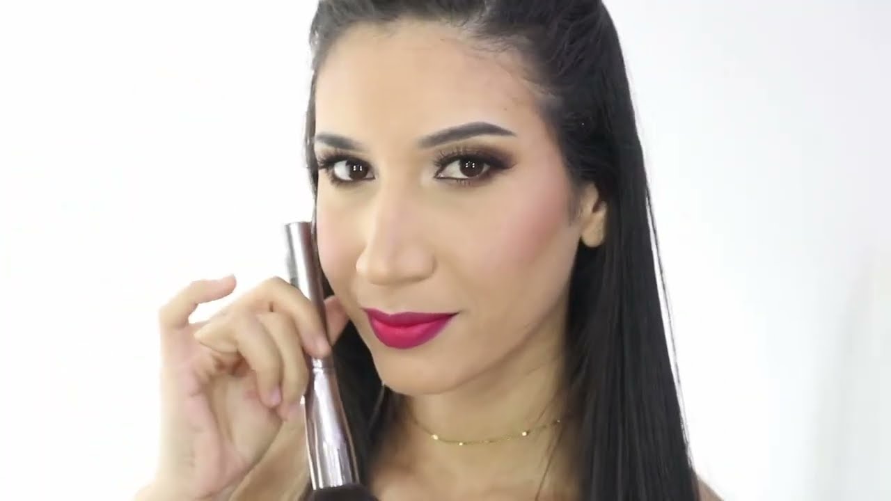 MAQUILLAJE PARA FIESTA DE NOCHE SENCILLO Y ELEGANTE PASO A PASO