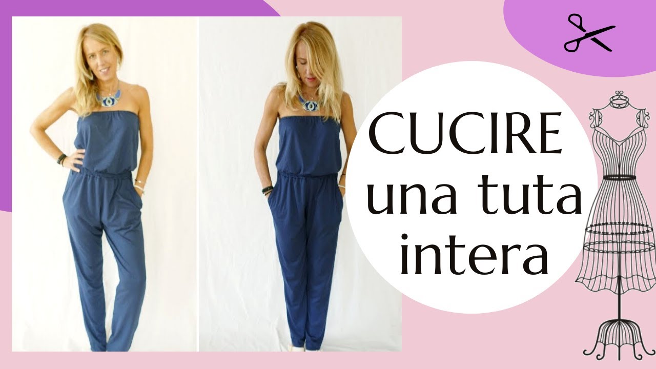 Cucire una Tuta intera  DIY FACILE