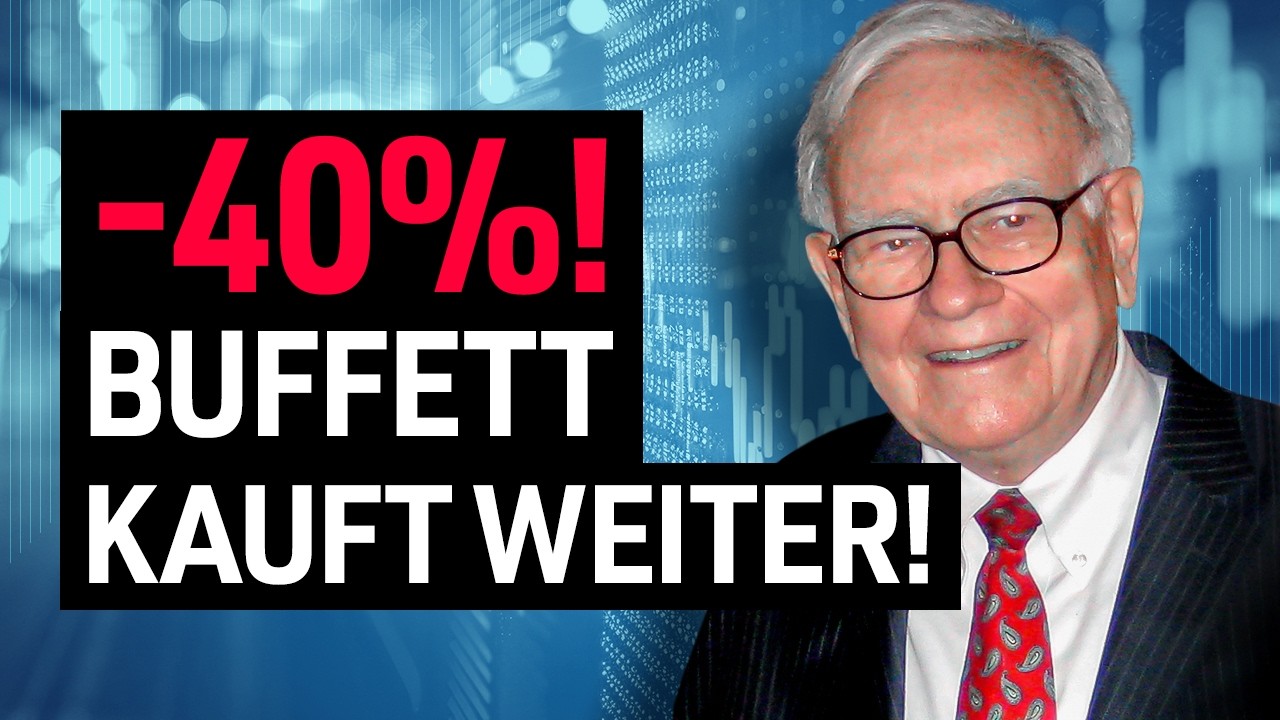 Buffett: -40% mit dieser Aktie - und er kauft immer weiter!