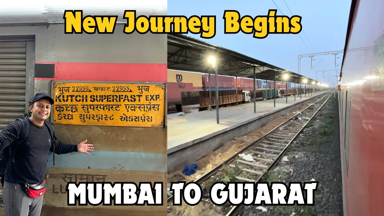 Mumbai to Gujarat : Kutch Express in 2AC | Costing, Timings | Irctc ecatering Food | Indian Railways