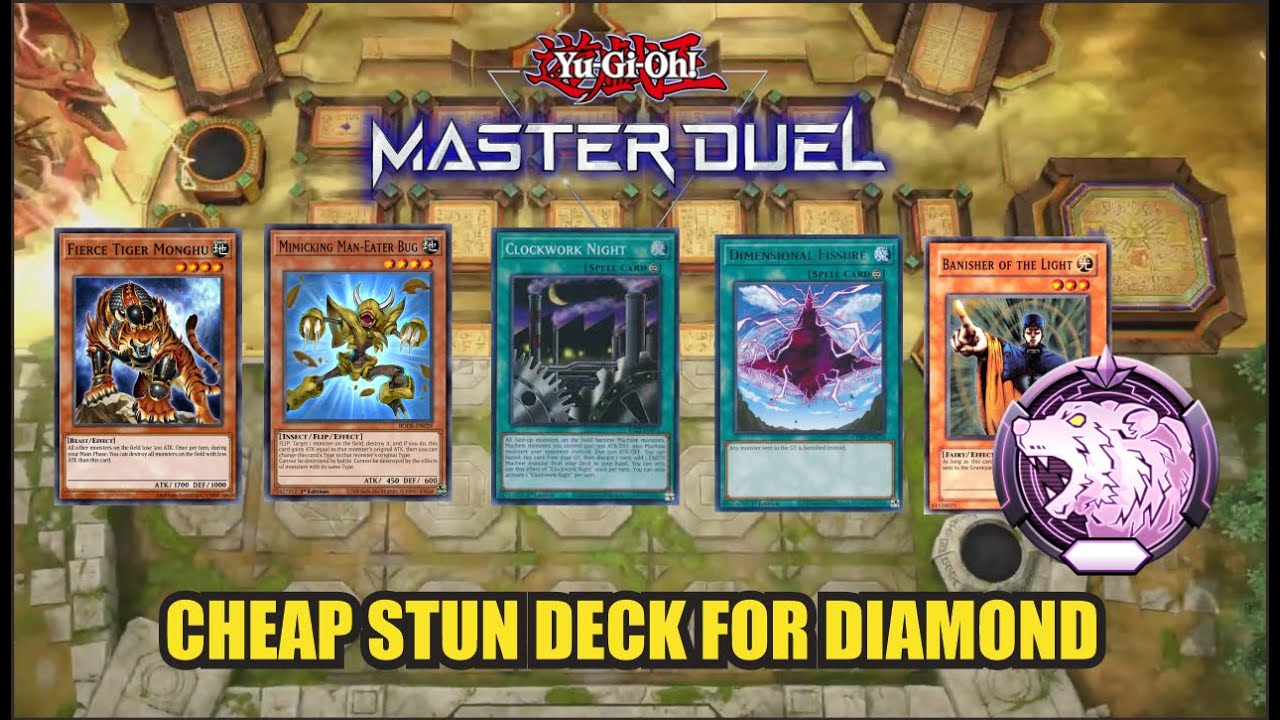 Cheap Stun Deck That Works in Diamond Rank ~ Yu-Gi-Oh! Master Duel Season 48