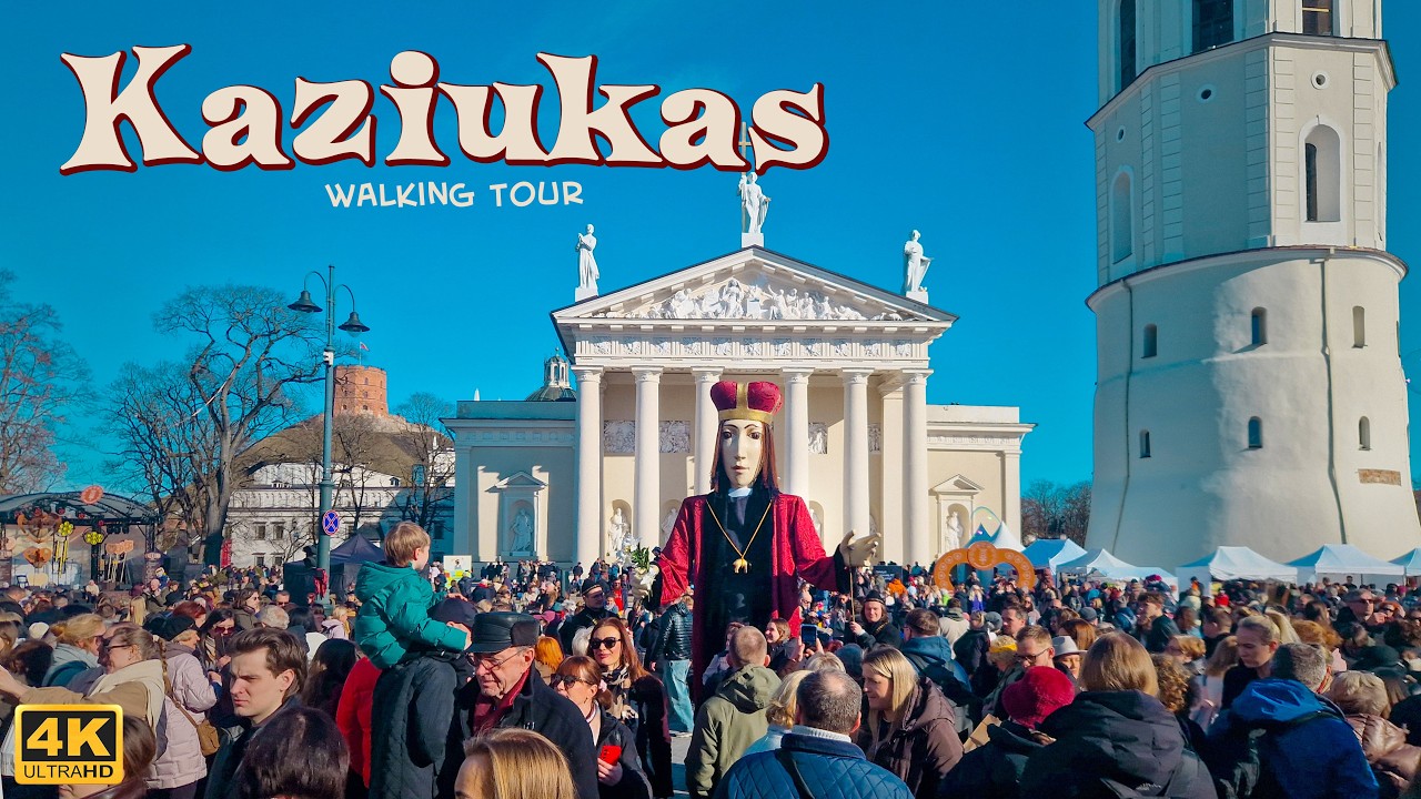 🇱🇹 Kaziukas Fair Vilnius 2026 | Huge Lithuanian Street Market Walking Tour