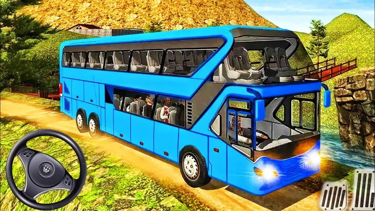 Uphill Offroad Bus Driving 2023 - Android GamePlay