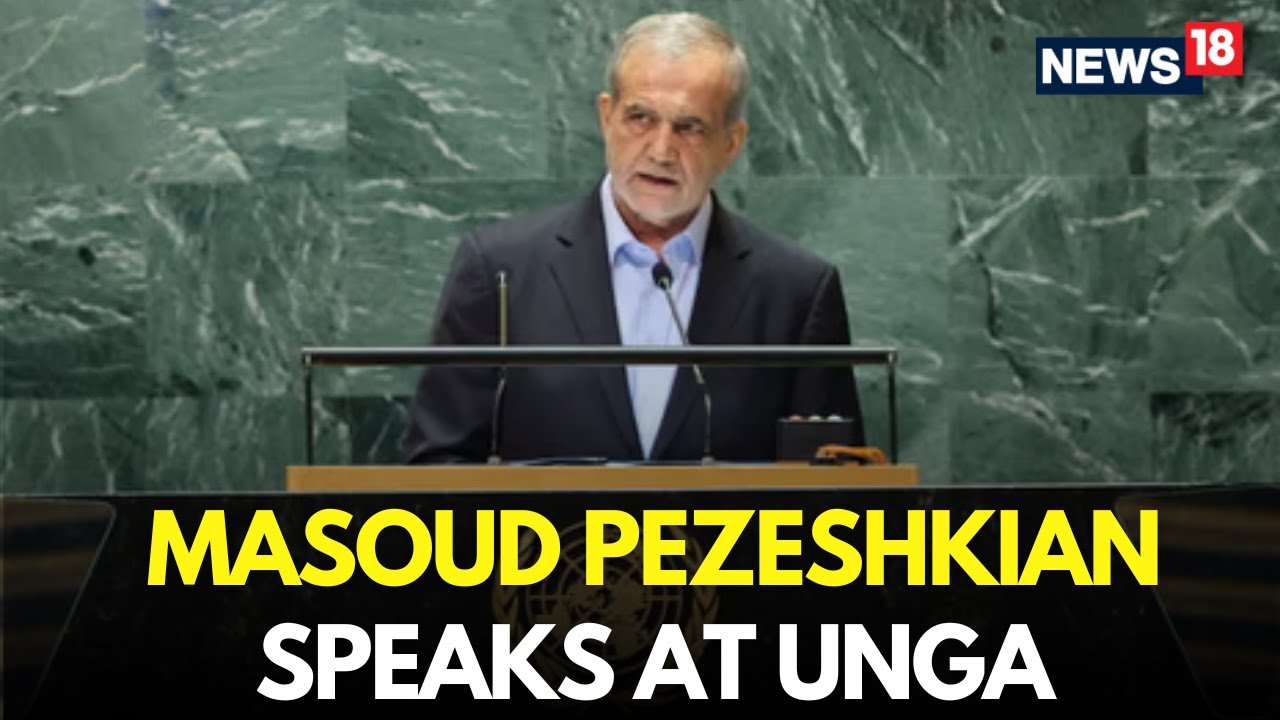 Iran President Speech LIVE | Masoud Pezeshkian Addresses UNGA | Iran President LIVE | N18G