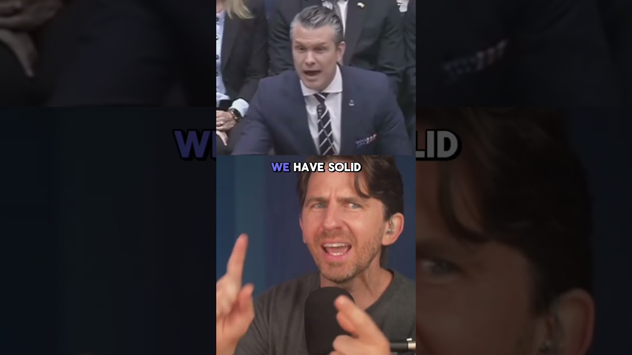 Пит Хегсет изо всех сил пытается объяснить причину войны с Ираном #petehegseth #uspolitics #usnews