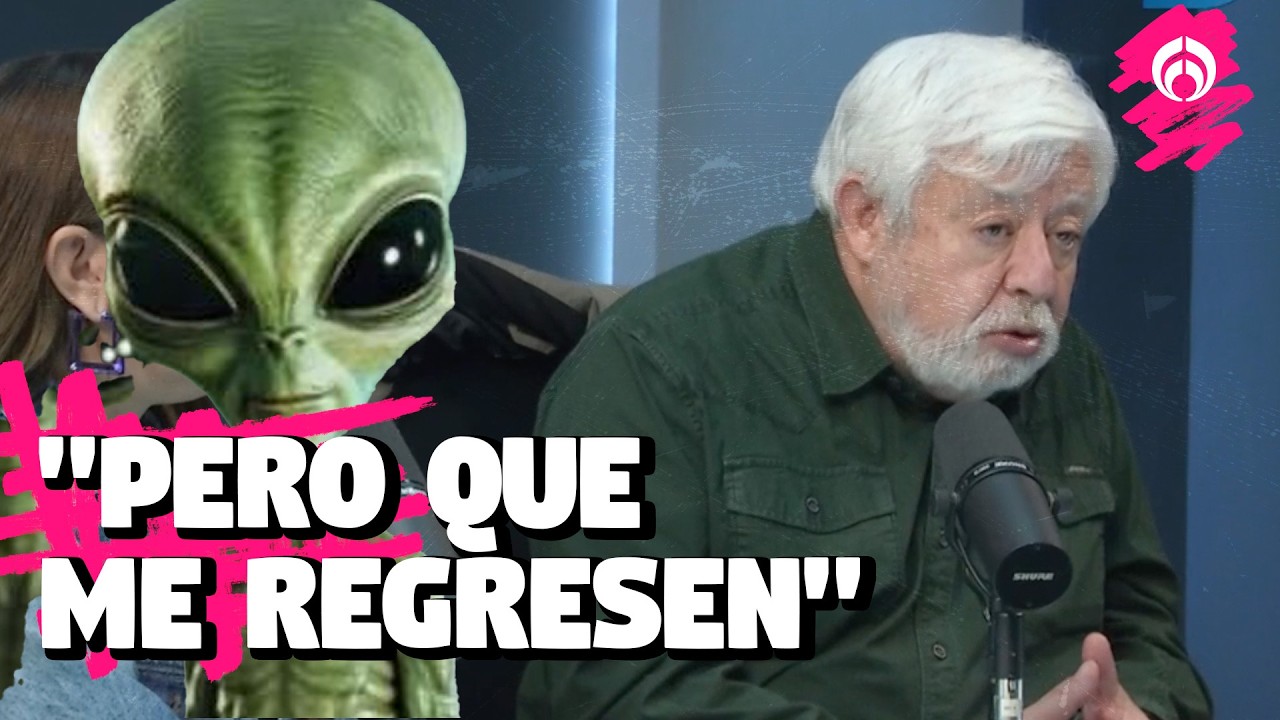 ¡Jaime Maussan desea que los extraterrestres lo lleven y tener contacto con ellos!