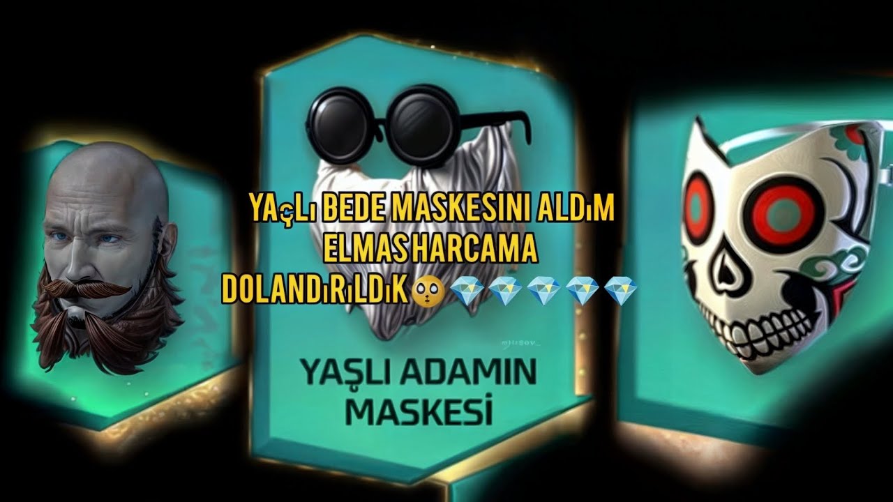 Free fire yaşlı dedenin yaşlı maskesini aldım dolandırıldık Elmas harcama