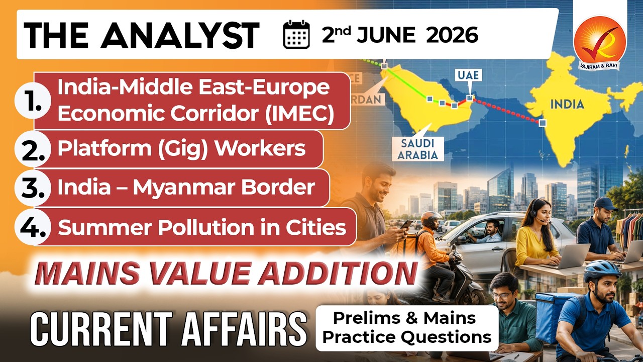 Current Affairs Today 2 Jun 2026 I UPSC Daily Current Affairs I The Hindu Analysis I The Analyst