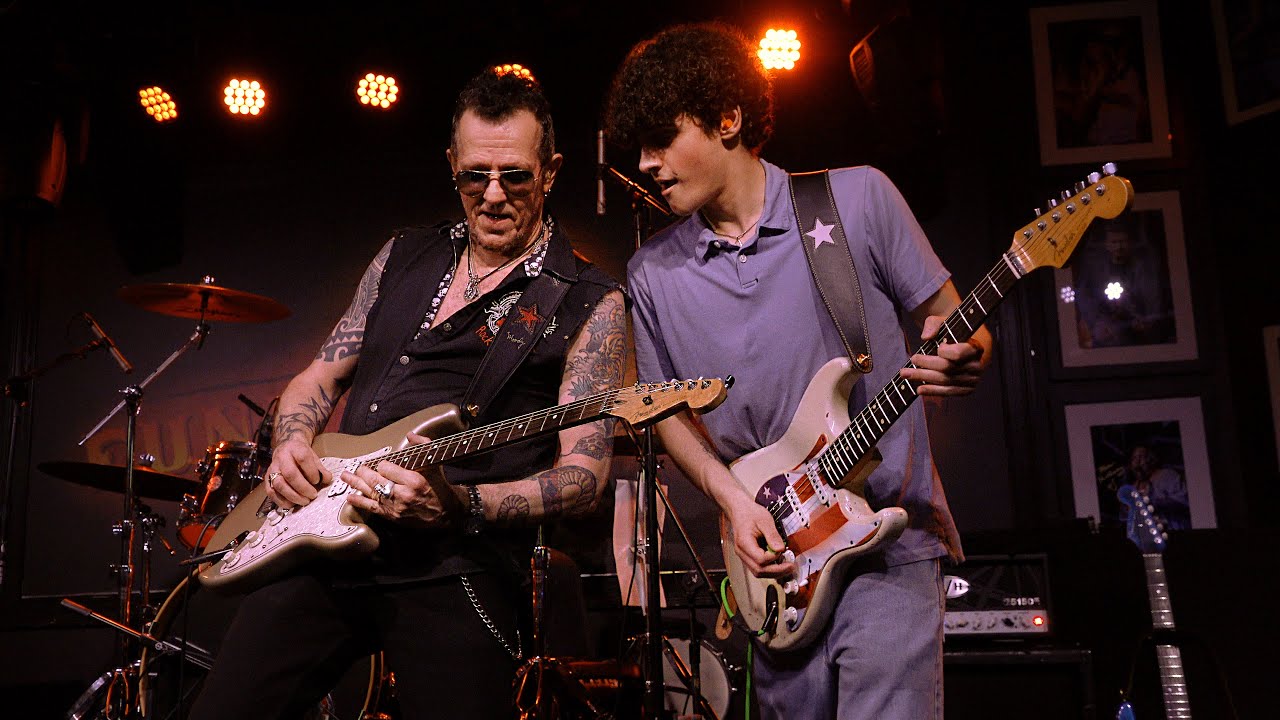 Gary Hoey with Ian Hoey 