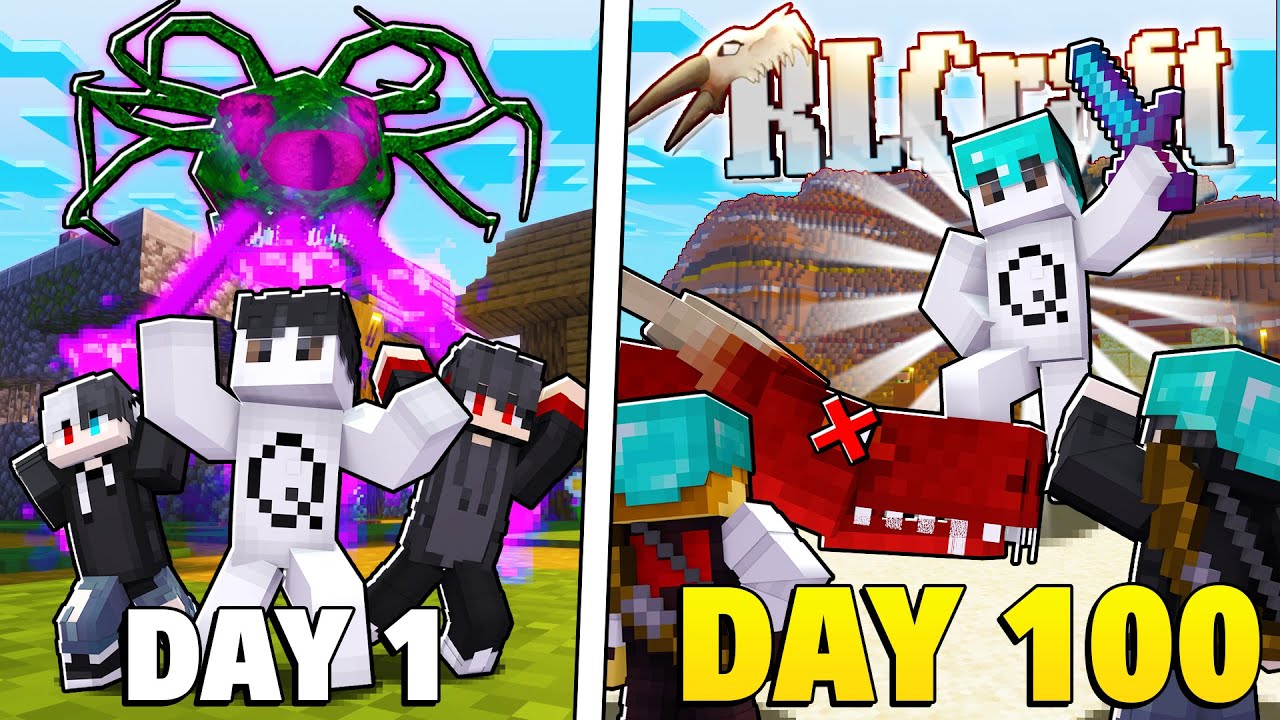 T&ocirc;i Sinh Tồn 150 Ng&agrave;y Trong RlCraft C&ugrave;ng Tổ Đội B&aacute;o Thủ!!