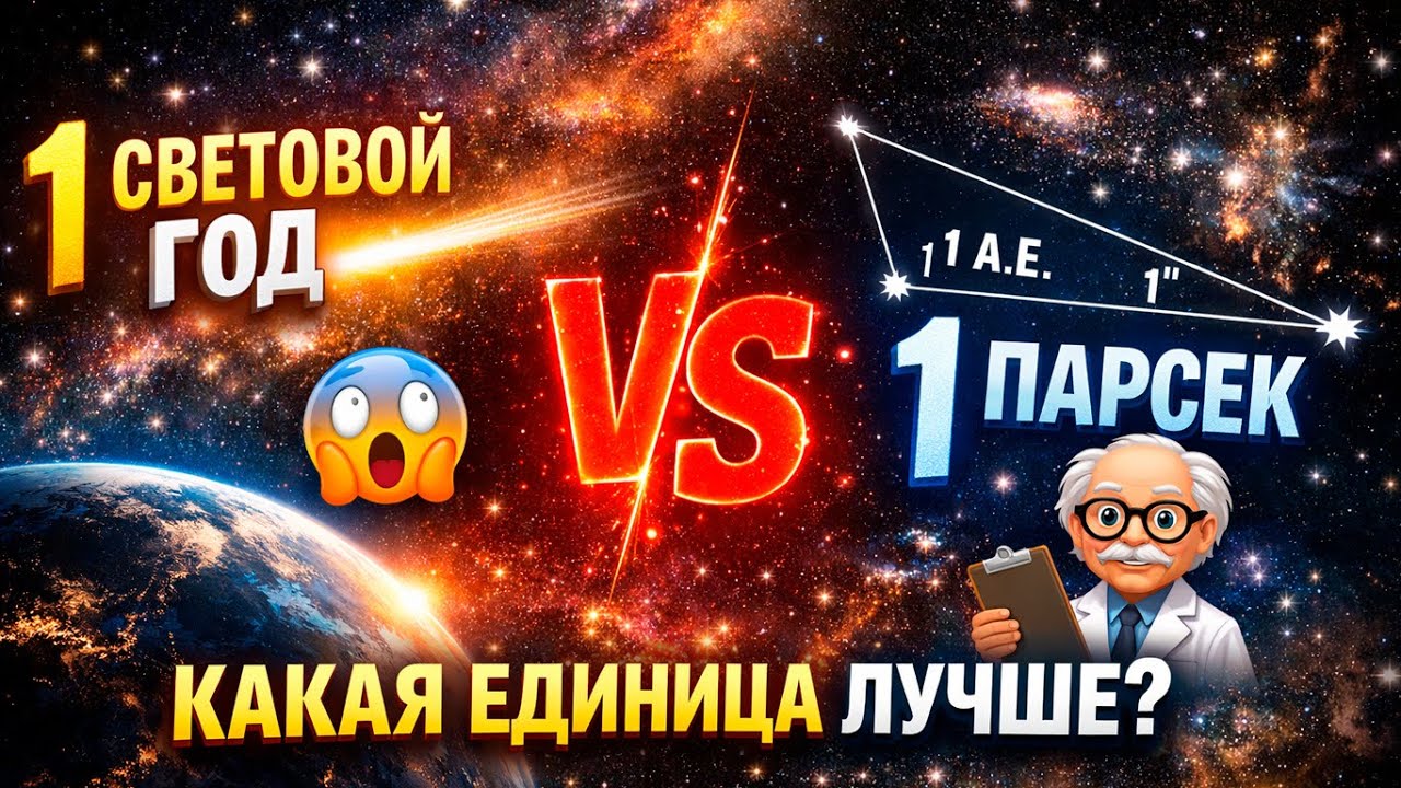Парсек vs Световой год: почему астрономы НЕ измеряют космос “световыми годами”?