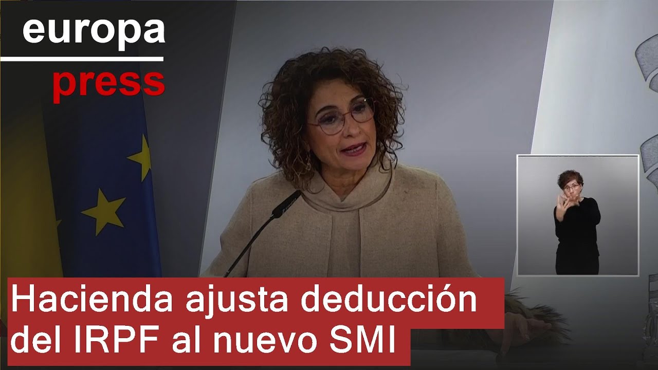 Hacienda actualiza la deducción del IRPF para adecuarla al nuevo SMI