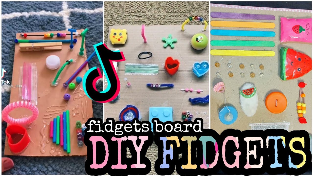 DIY FIDGETS TOYS - FIDGETBOARD -TIKTOK COMPILATIONS |BY KMR