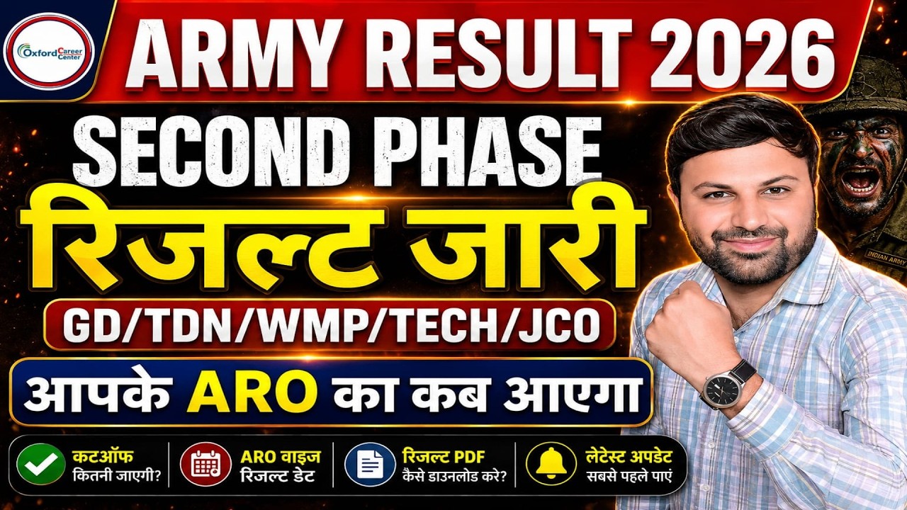 🔴ARMY AGNIVEER FINAL RESULT OUT 14 MAY 2026 | ARMY AGNIVEER ALL ARO FINAL RESULT  LIST OUT  #army