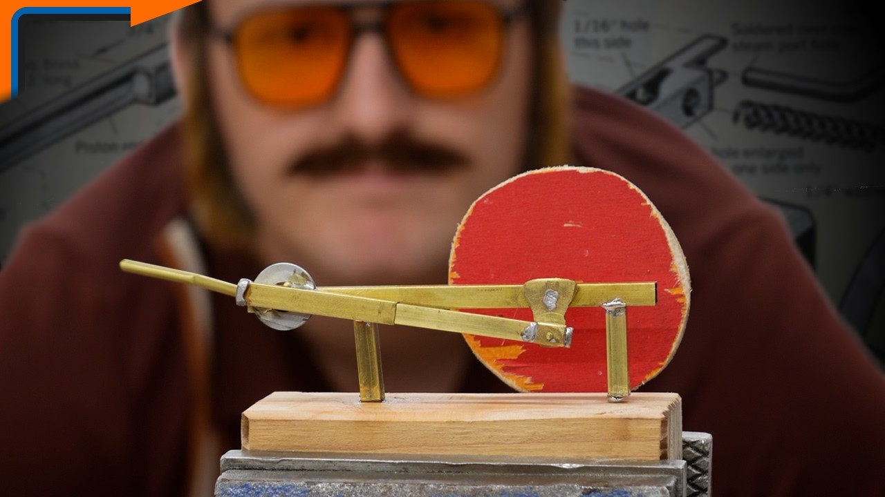 I built a steam engine with parts from a hardware store