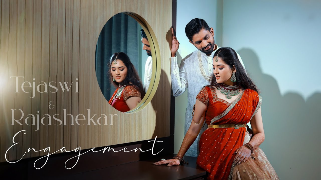 Tejaswini & Rajashekar  Engagement || Leaf The Studio