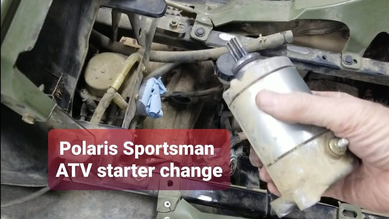 Замена стартера Polaris Sportsman - Sportsman 400, 500 и другие