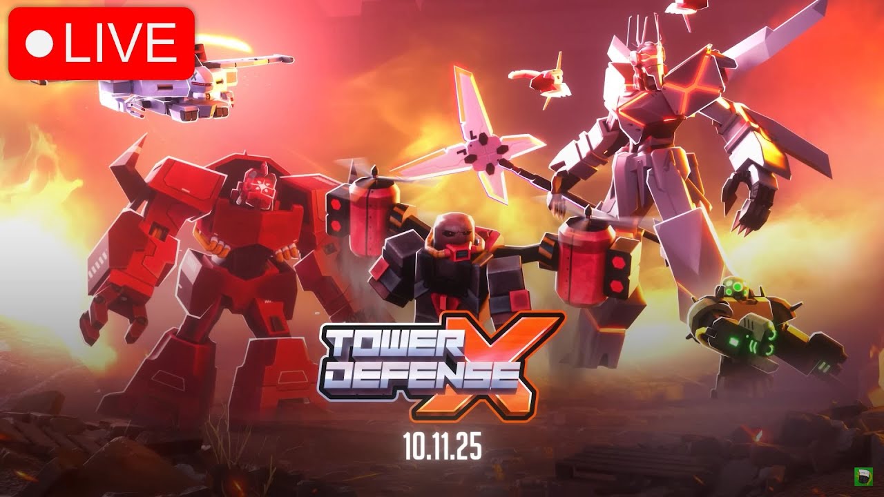 THE BIGGEST TDX UPDATE IS FINALLY HERE... AND IT'S FIRE | ROBLOX - Tower Defense X (🔴LIVE)