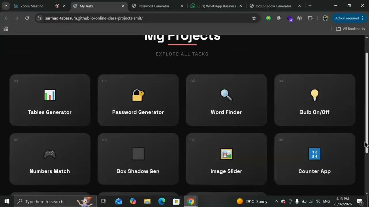 SMIT class recording (variables , functions , mouseover)