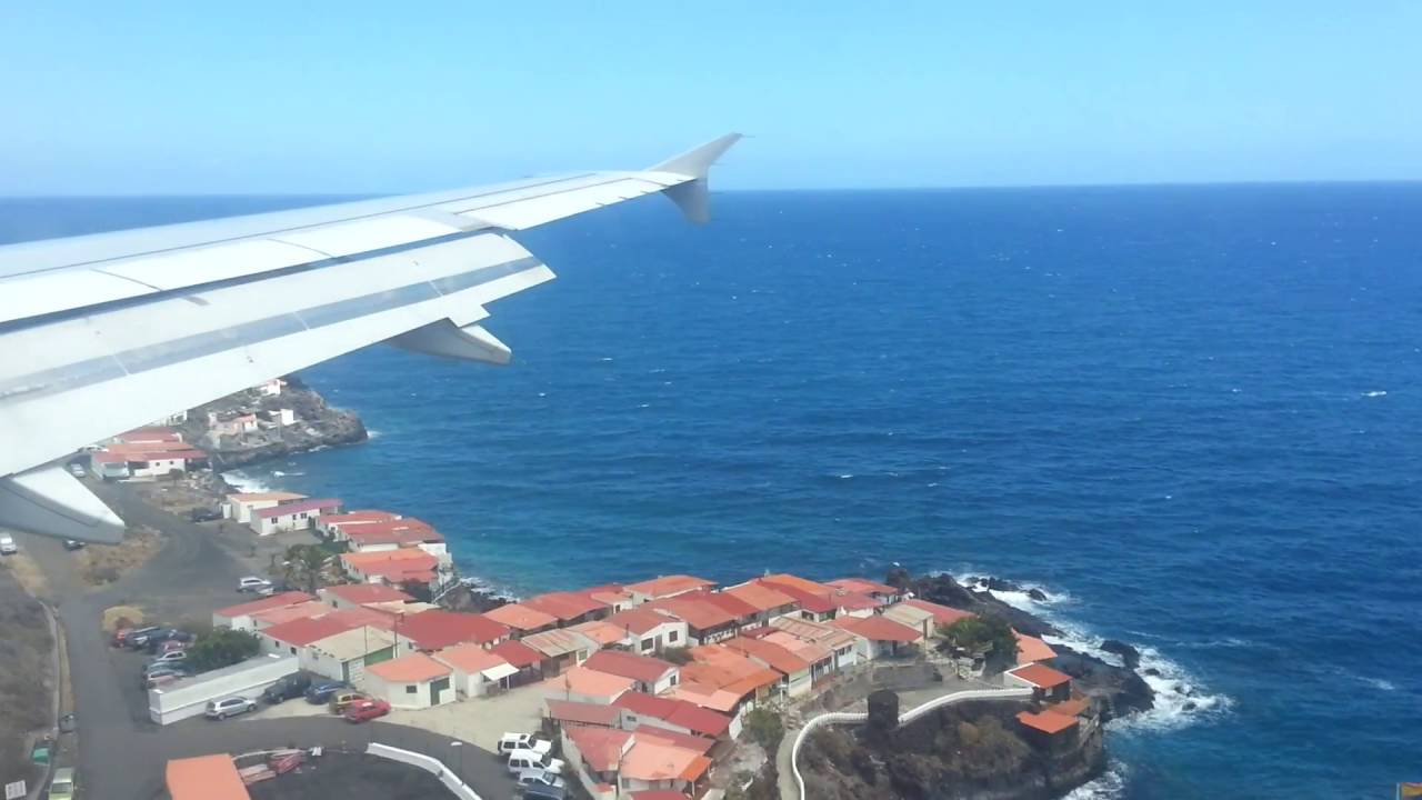 Santa Cruz de La Palma (SPC) Landing, Iberia IB3842, A320