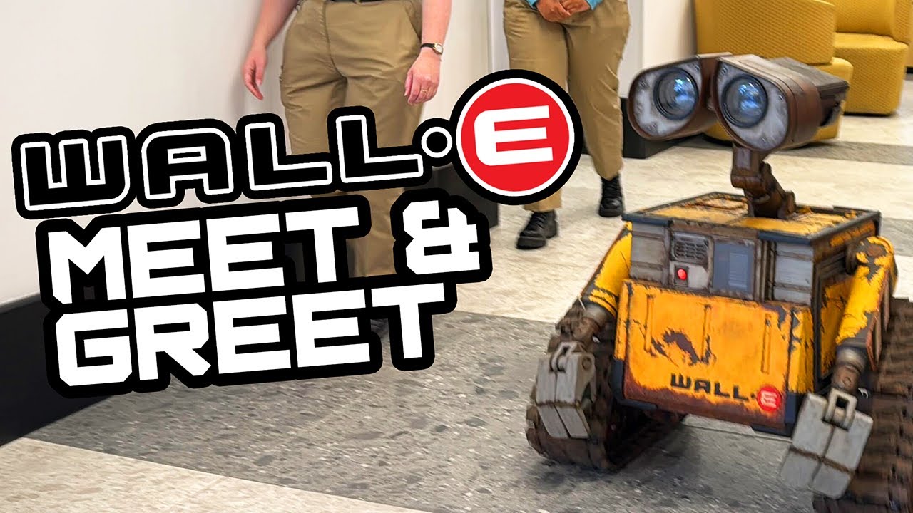 WALL-E Meet and Great for Earth Day 2025 at Pixar Place Hotel - Disneyland Resort