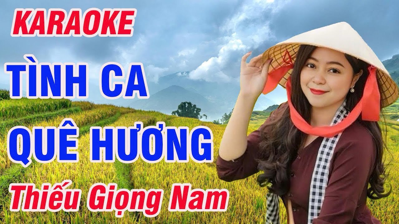 Tình Ca Quê Hương Karaoke Thiếu Giọng Nam ( tác giả : Duy Khánh ) Song Ca Với Lệ Thu