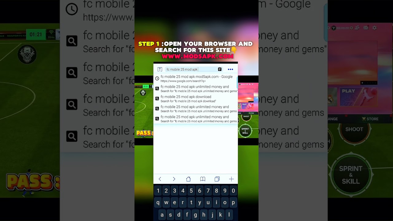 how to download fc mobile 25 m.o.d menu for ios And android #fcmobile25 #fc25 #fcmobile #modapk