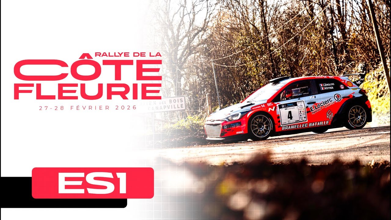 🔴 #LIVE - RALLYE CÔTE FLEURIE 2026 - ES1