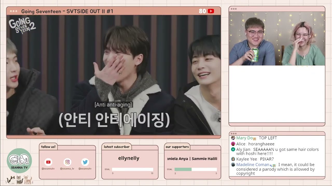 SVTSIDE OUT II #1 - Learn Korean with Going Seventeen [Live]