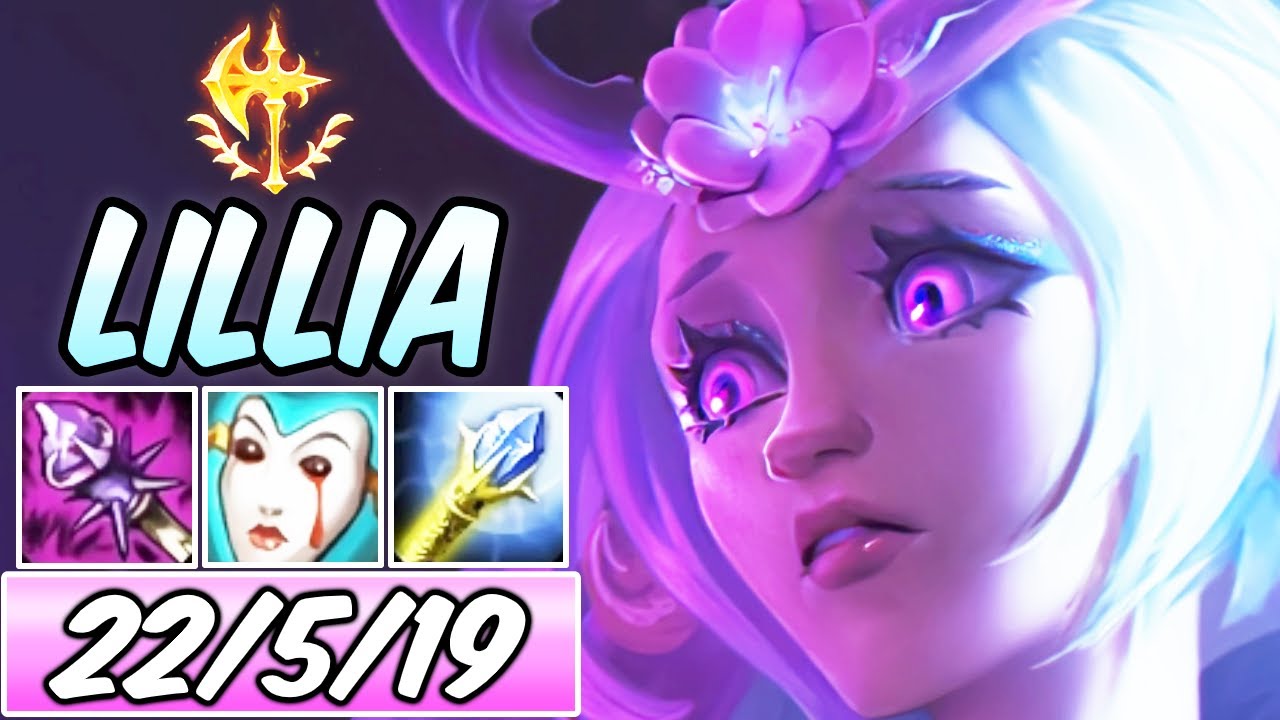 *22 KILLS* AMAZING CONQUEROR LILLIA MID AP OFFTANK | Best Build & Runes | Spirit Blossom Skin