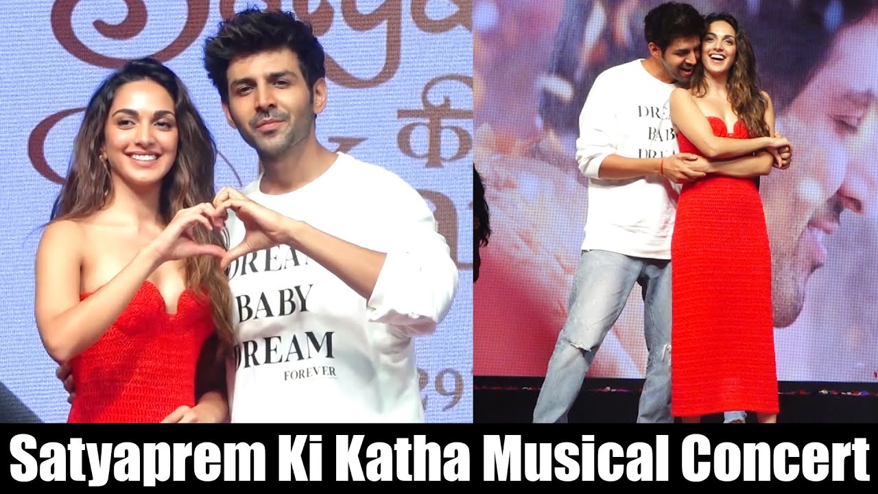 Kiara Advani & Kartik Aaryan At Satyaprem Ki Katha Musical Concert