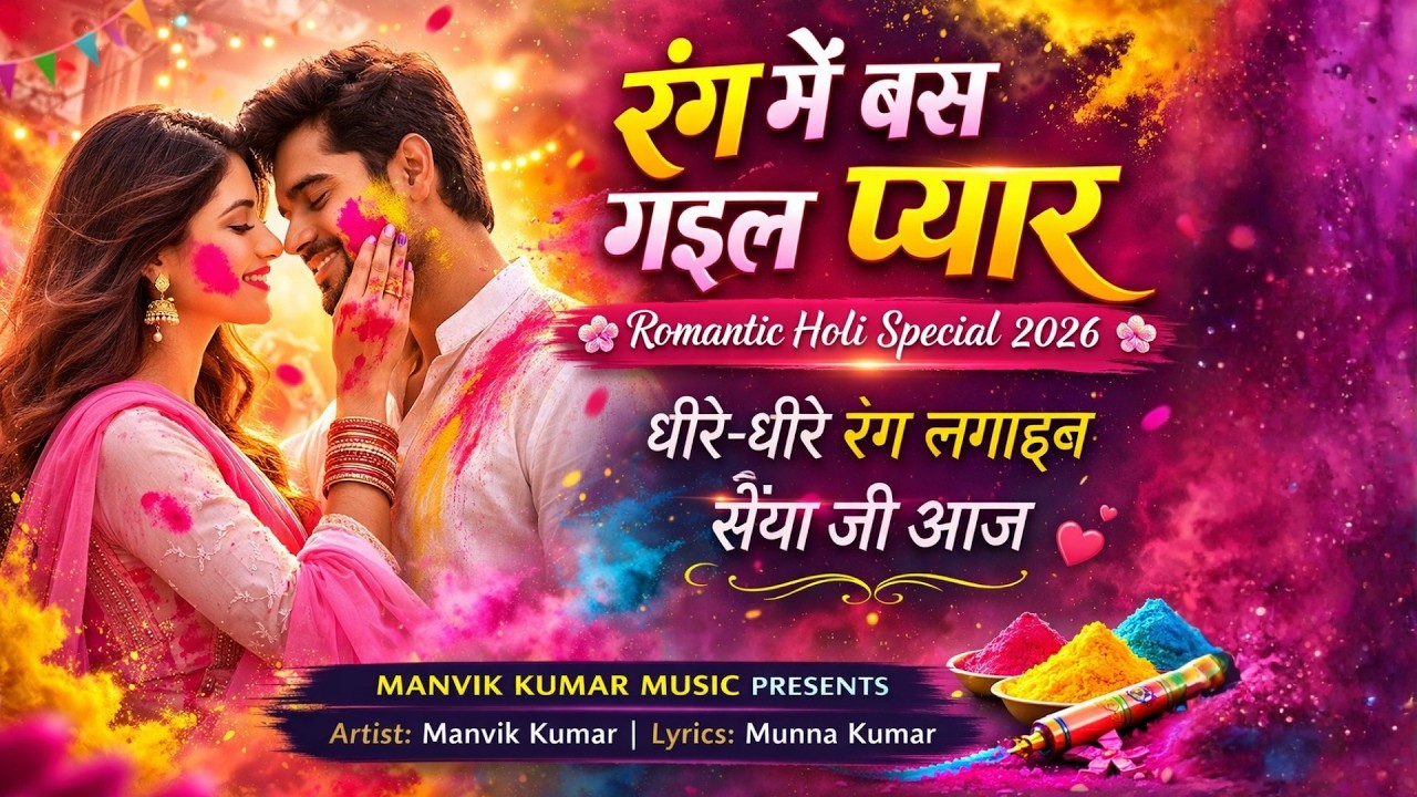 रंग में बस गइल प्यार | Romantic Bhojpuri Holi Song 2026 | Female Love Voice | New Fagun Special