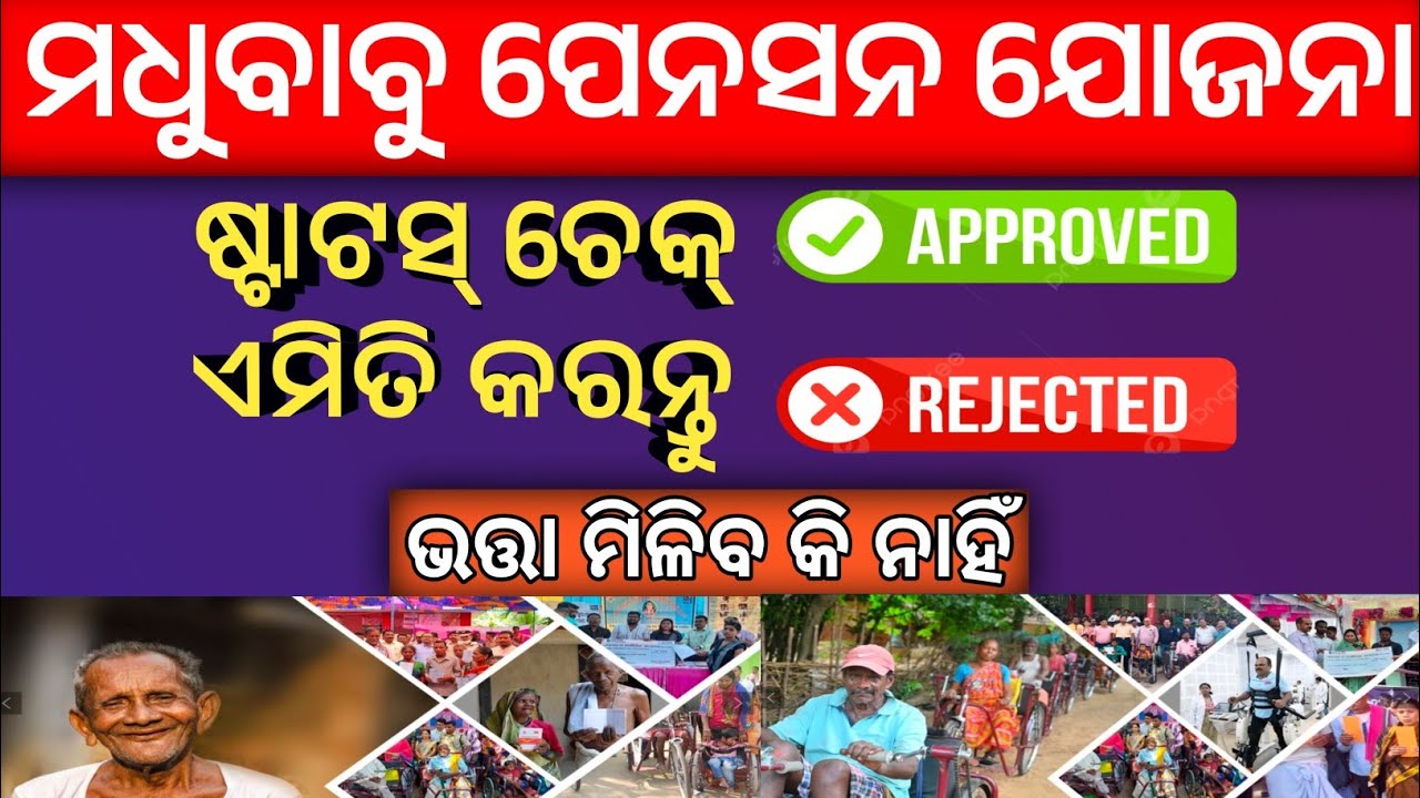ମଧୁବାବୁ ପେନସନ ଯୋଜନା ଷ୍ଟାଟସ୍ ଚେକ୍ ୨୦୨୬ | Madhu Babu Pension Status Check✅ | Bhata Status Check Odisha