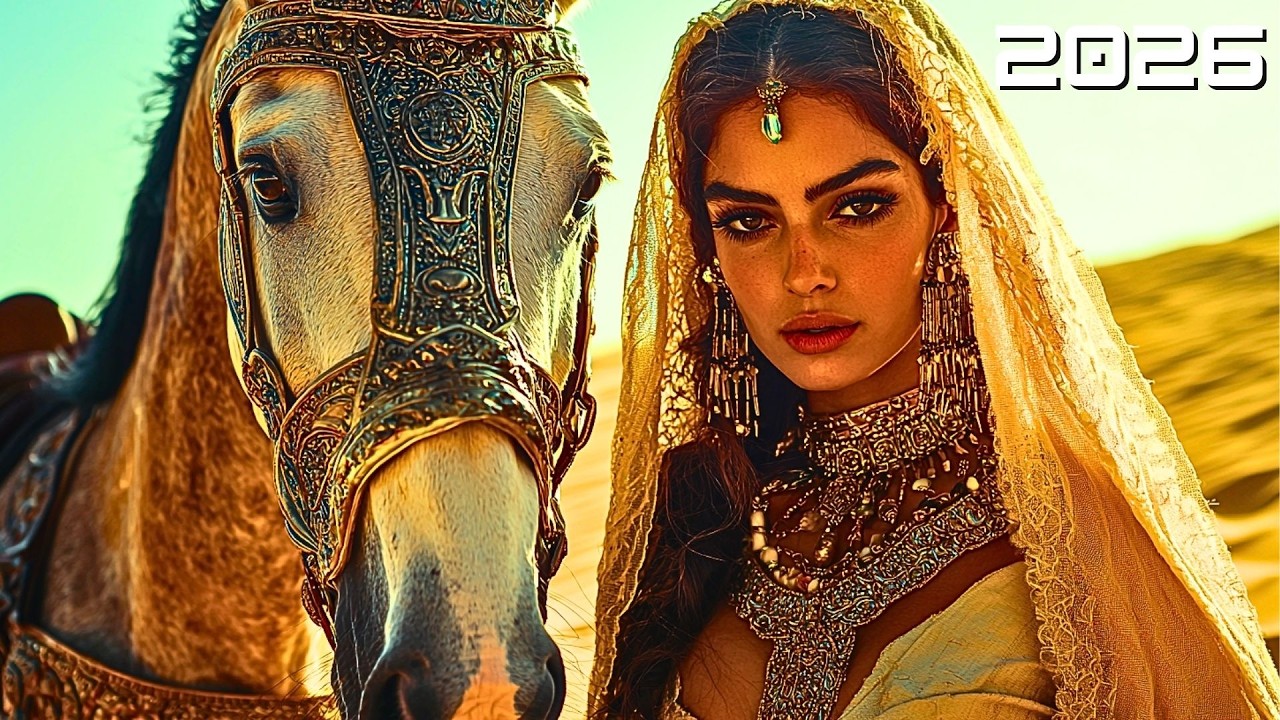 Arabic Music Instrumental - Moonrise Over Silent Sands – Gentle Oud for Inner Peace