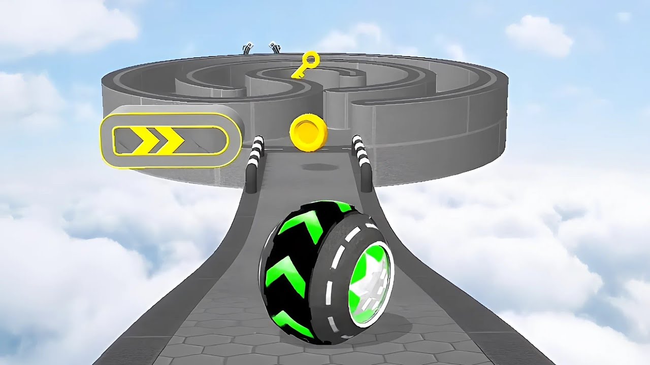 Rolling Ball Sky Escape Gameplay Speedrun All Levels 1684