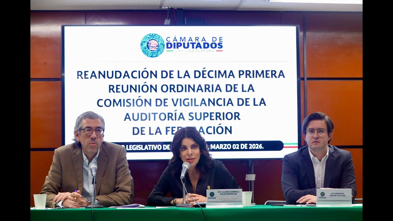 EN VIVO / Reanudación de Reunión Ordinaria en Permanente de la Comisión de Vigilancia de la ASF
