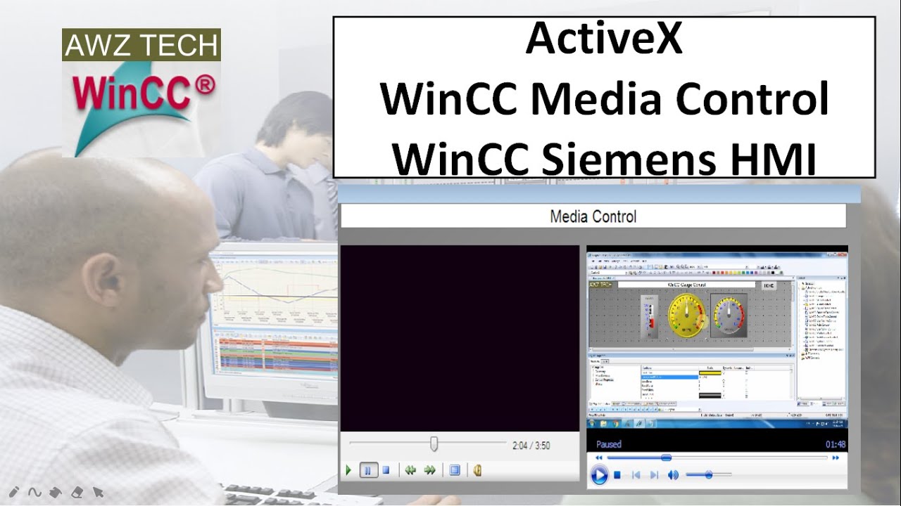 WinCC Media Control ActiveX Controls WinCC Siemens HMI