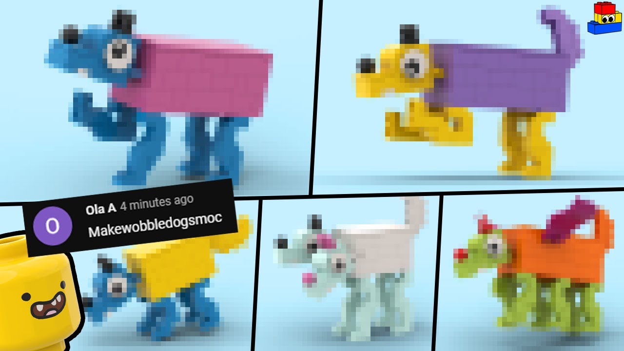 I made Wobbledogs out of LEGO! (LEGO Viewer Requests #7)