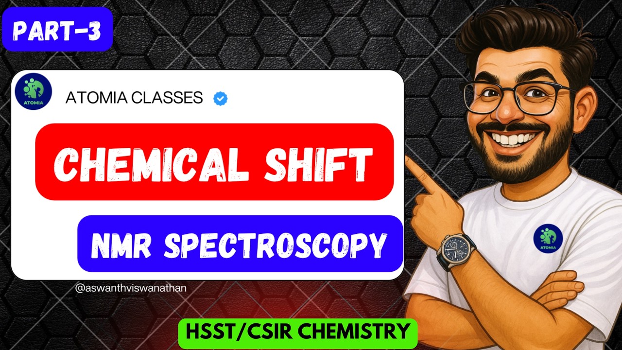Chemical Shift in NMR Spectroscopy #hsstchemistry #csirnet