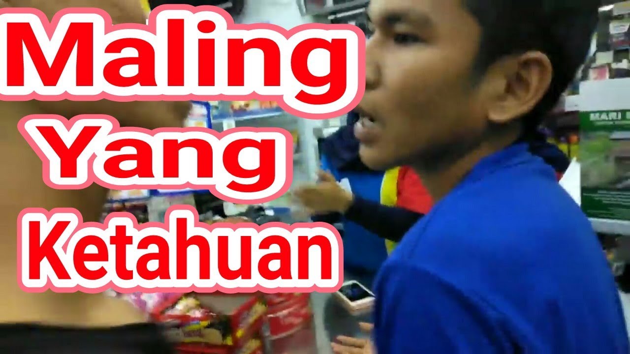 Mencuri di minimarket/maling di Alfamart