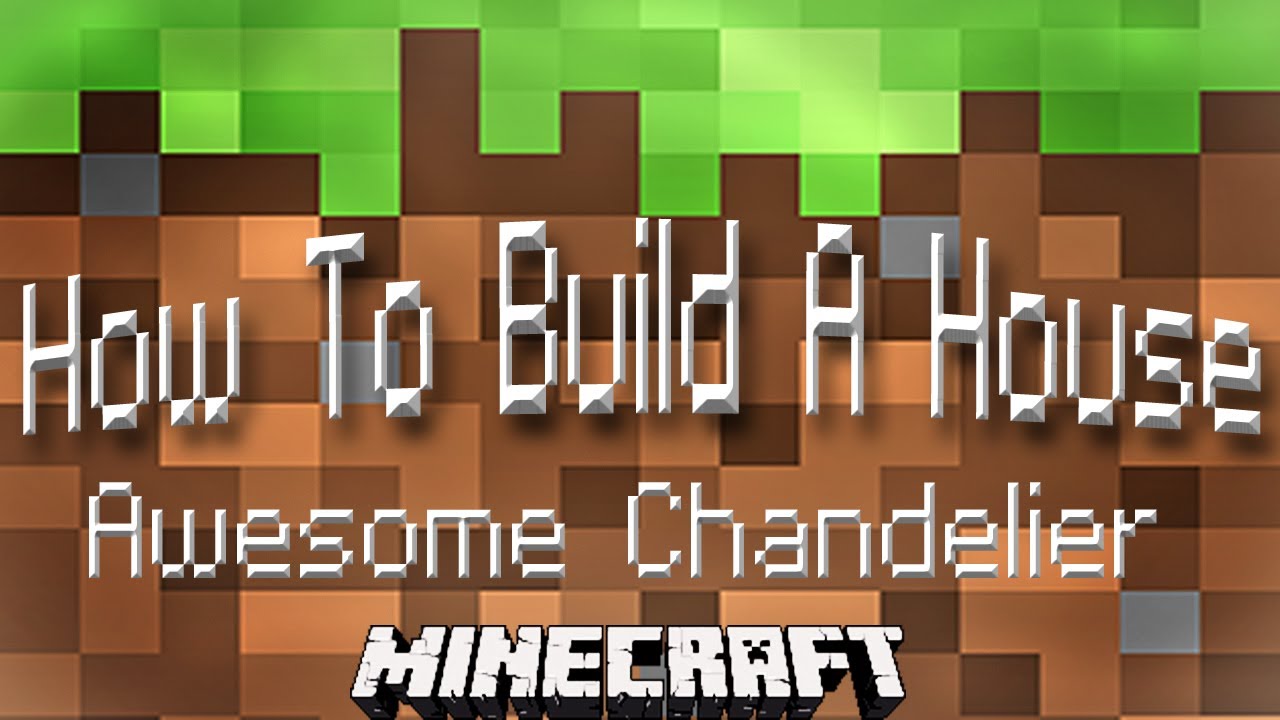 Minecraft Tutorial:  How To Build A House Part 8  (Chandelier Lighting Design Ideas)