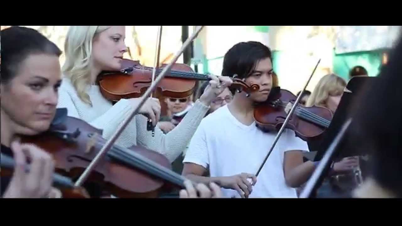 Flash Mob Orchestra at Street Food Festival