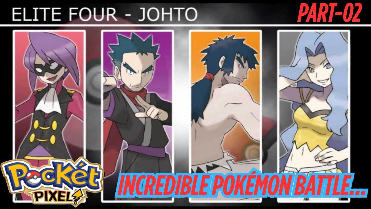 Defeating Elite Four Johto Region 💥 Part-02 | | Pocket Pixel Epic Battles!