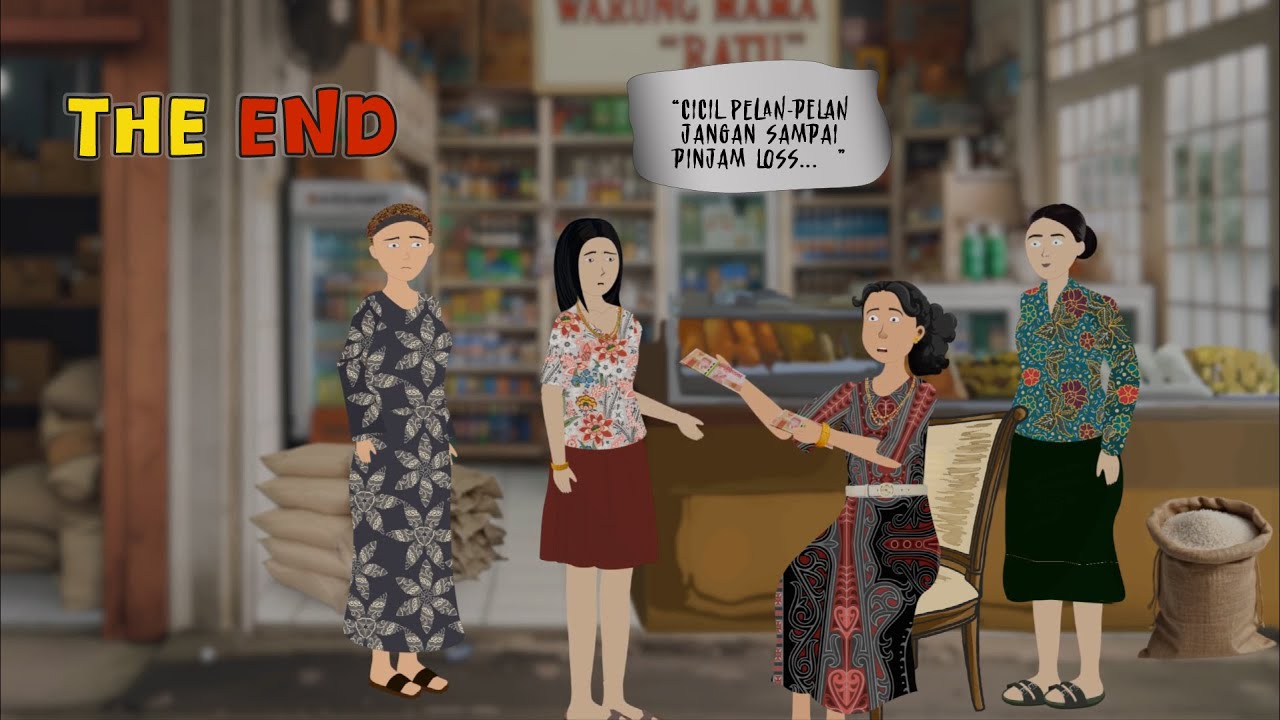 DUA EMAK-EMAK CARI MUKA KE RENTENIR, DEMI UTANG LANCAR 3 || Kartun Animasi Drama