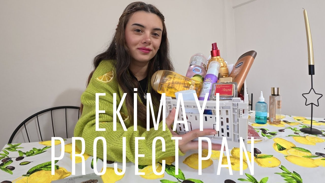 Ekim Ayı Project Pan / Hangi Ürünleri Bitirmeyi  Başardım ? Yeni Hangi Ürünler Eklendi 💖