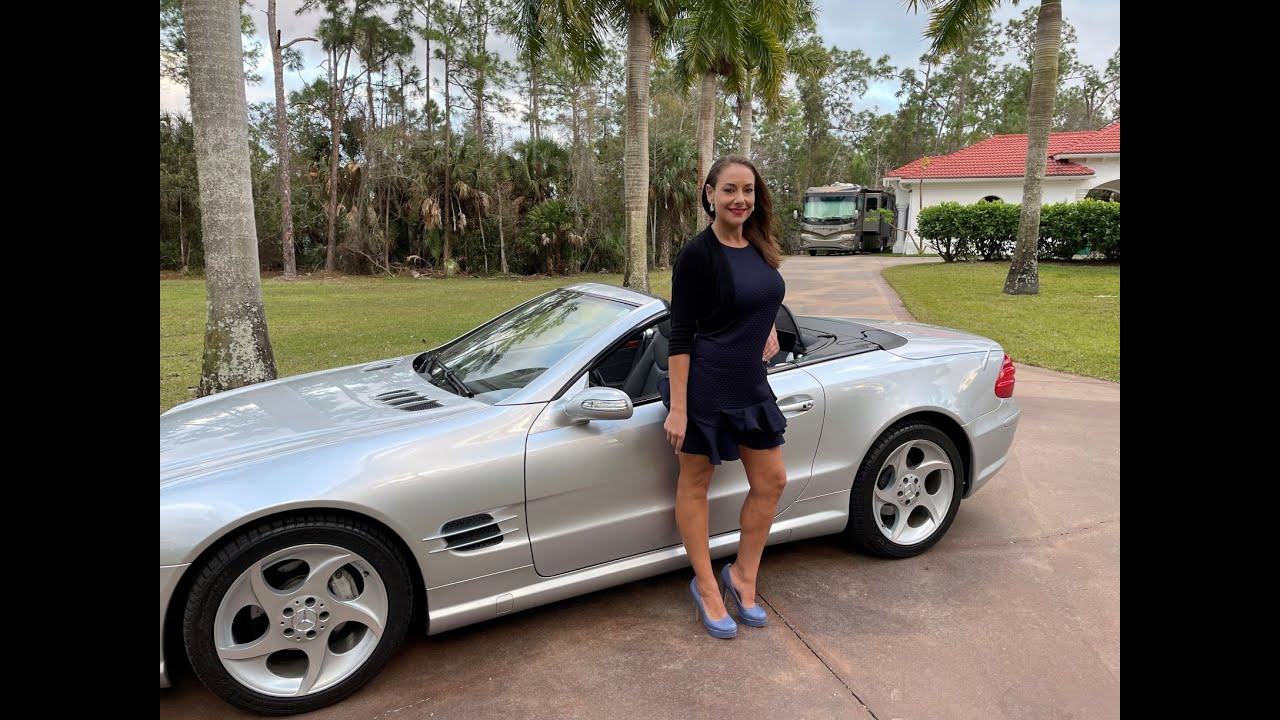 2005 Mercedes-Benz SL500, only 55000 Miles, For Sale at Autohaus of Naples, 239-263-8500 test drive